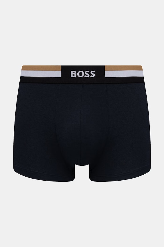 BOSS bokserki męskie z bawełną Trunk 3P Motion 3-pack zielony 50516542