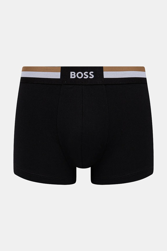 BOSS боксеры мужские с хлопком Trunk 3P Motion 3 шт. чёрный 50516542