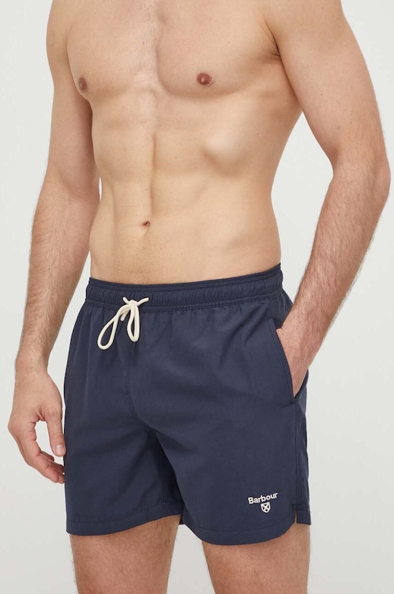 Barbour σορτς μαγιό Ανδρικά Essentials σκούρο μπλε MSW0064