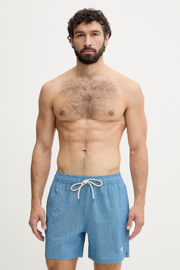 Barbour szorty kąpielowe męskie Essentials niebieski MSW0079