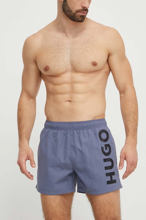 Купальные шорты HUGO 50513980 серый SS25