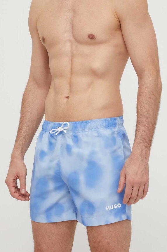 HUGO fürdőnadrág Planet friendly kék 50515460