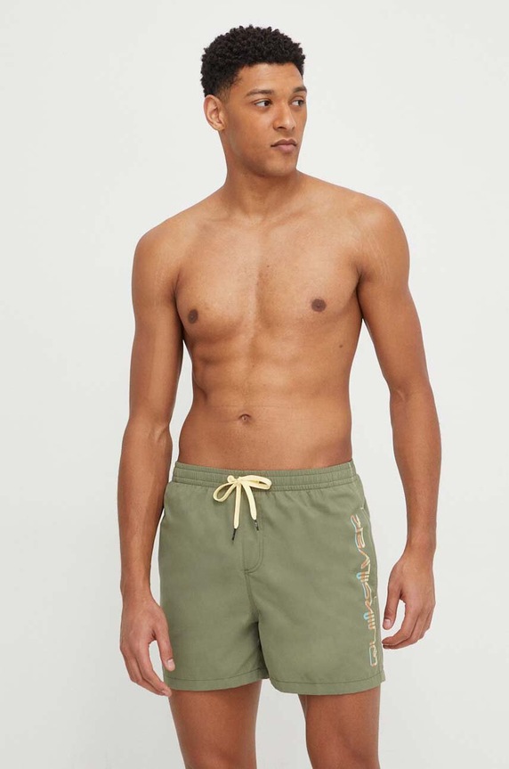 Quiksilver szorty kąpielowe Planet friendly zielony EQYJV04061