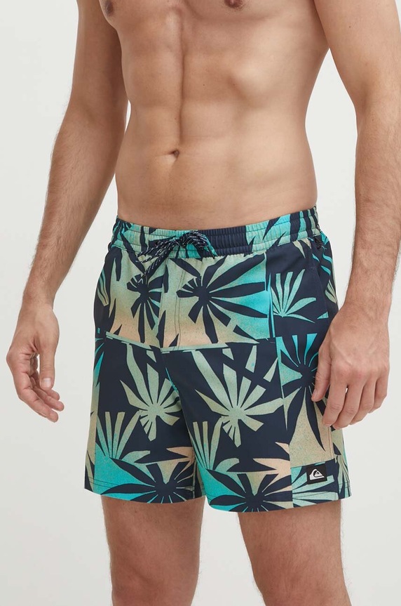 Quiksilver szorty kąpielowe Planet friendly turkusowy AQYJV03144