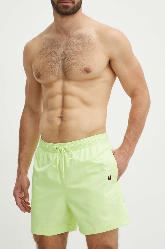Tommy Hilfiger fürdőnadrág UM0UM03258 zöld SS25