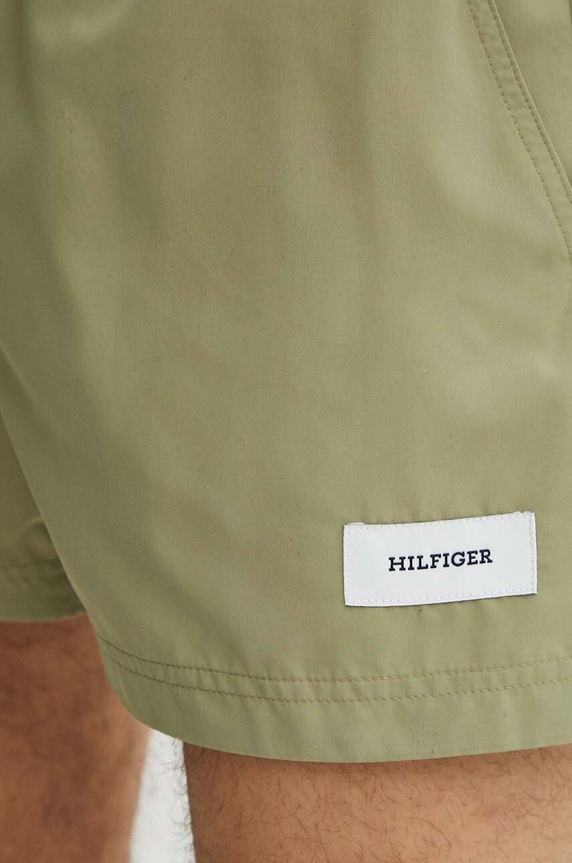 Plavkové šortky Tommy Hilfiger zelená UM0UM03297