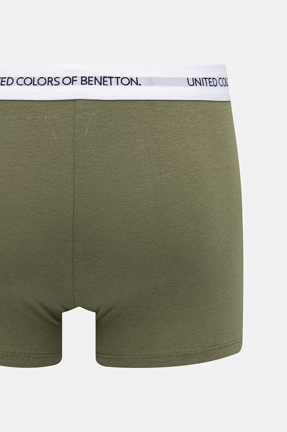 United Colors of Benetton Μποξεράκι ανδρικό βαμβακερό με ελαστάν 3OP82X00O πράσινο SS26