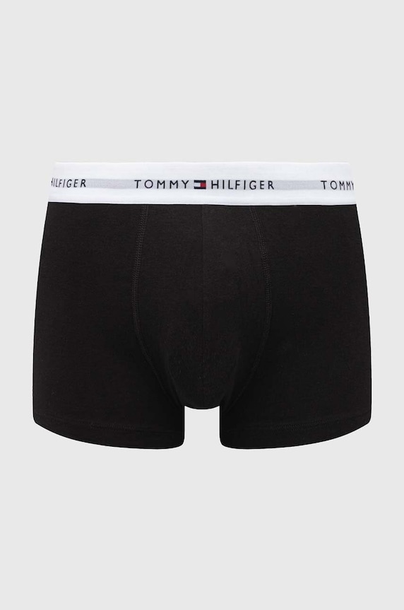 Oblečenie Boxerky Tommy Hilfiger 3-pak UM0UM02761 čierna