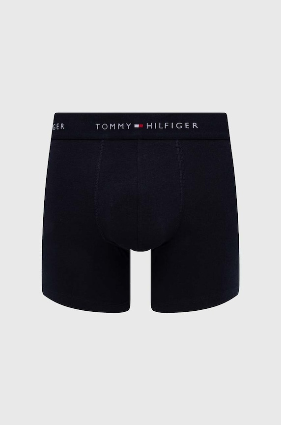 Oblečenie Boxerky Tommy Hilfiger 3-pak UM0UM02765 tmavomodrá