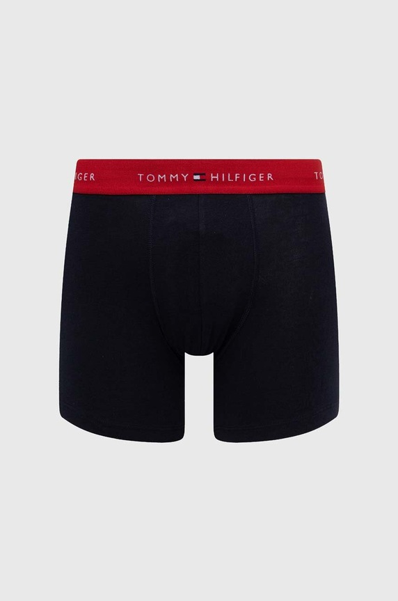 Boxerky Tommy Hilfiger 3-pak tmavomodrá UM0UM02765