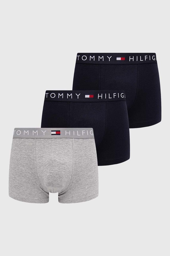 Boxerky Tommy Hilfiger 3-pak melanž viacfarebná UM0UM03181
