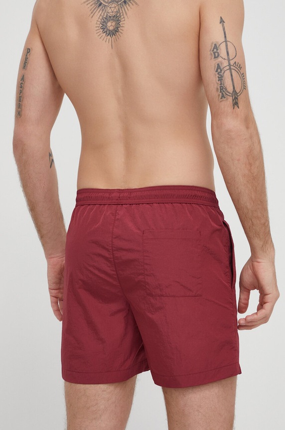 Μαγιό Calvin Klein KM0KM00980 μπορντό SS24