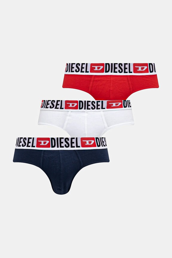 Diesel slipy UMBR-ANDRE-THREE PACK 3-pack dzianina czerwony 00SH05.0DDAI