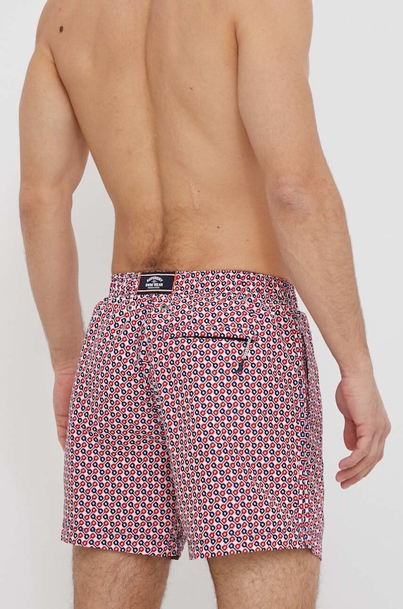 Plavkové šortky Superdry M3010231A.2CK červená SS24