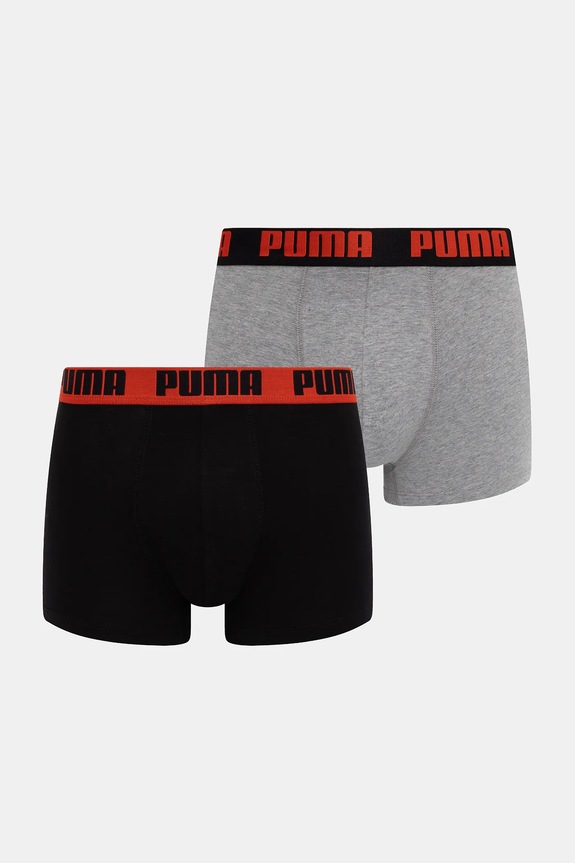 Boxerky Puma 2-pak Everyday Basic čierna 938320