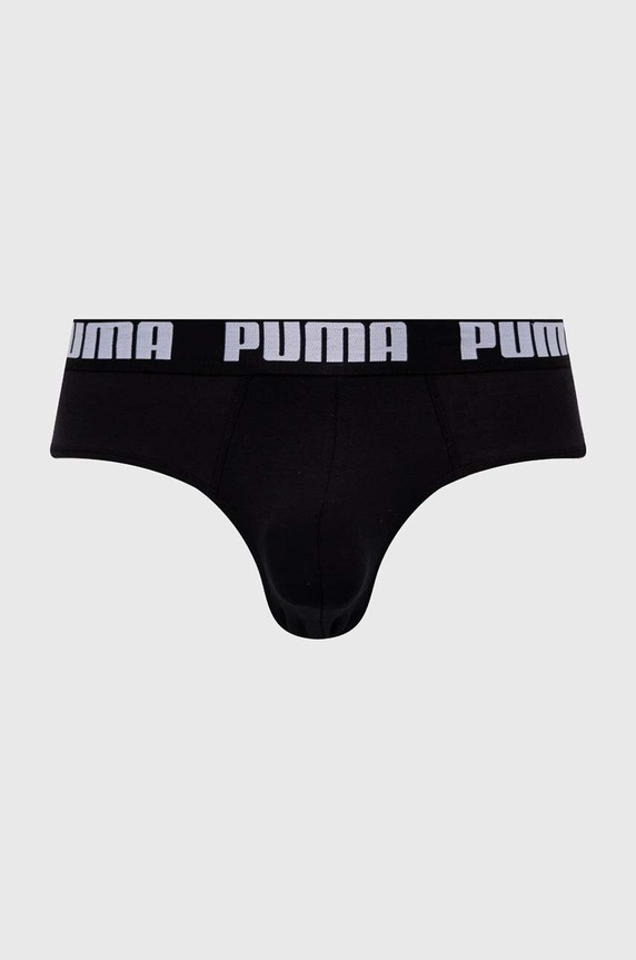 Puma мъжки слипове от памук с еластан Everyday Brief 2 броя 938322 бял SS26