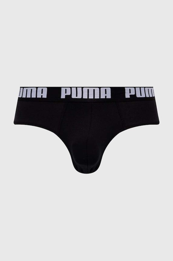 Puma мъжки слипове от памук с еластан Everyday Brief 2 броя 938322 бял SS26
