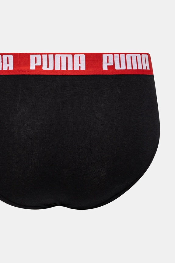 Puma slipy męskie bawełniane z elastanem Everyday Brief 2-pack 938322 czerwony