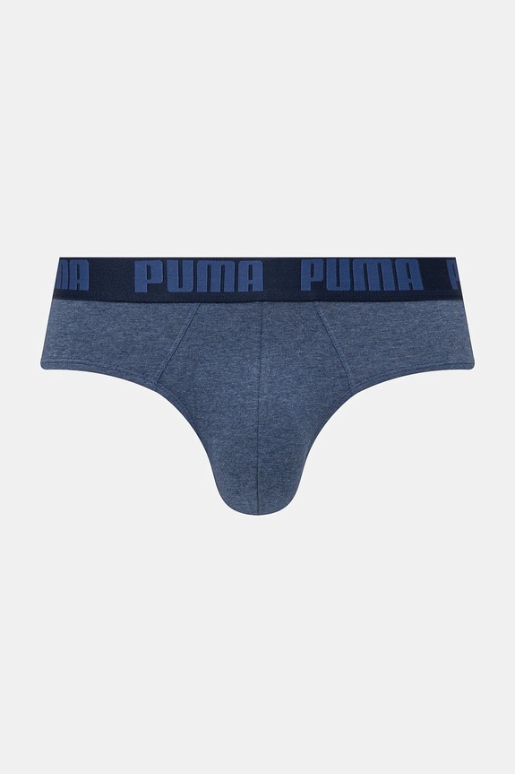 Puma férfi alsónadrág pamut elasztánnal Everyday Brief 2-es csomag 938322 sötétkék SS26