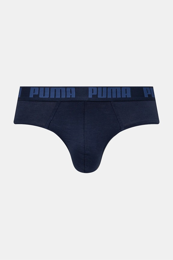 Ruházat Puma férfi alsónadrág pamut elasztánnal Everyday Brief 2-es csomag 938322 sötétkék