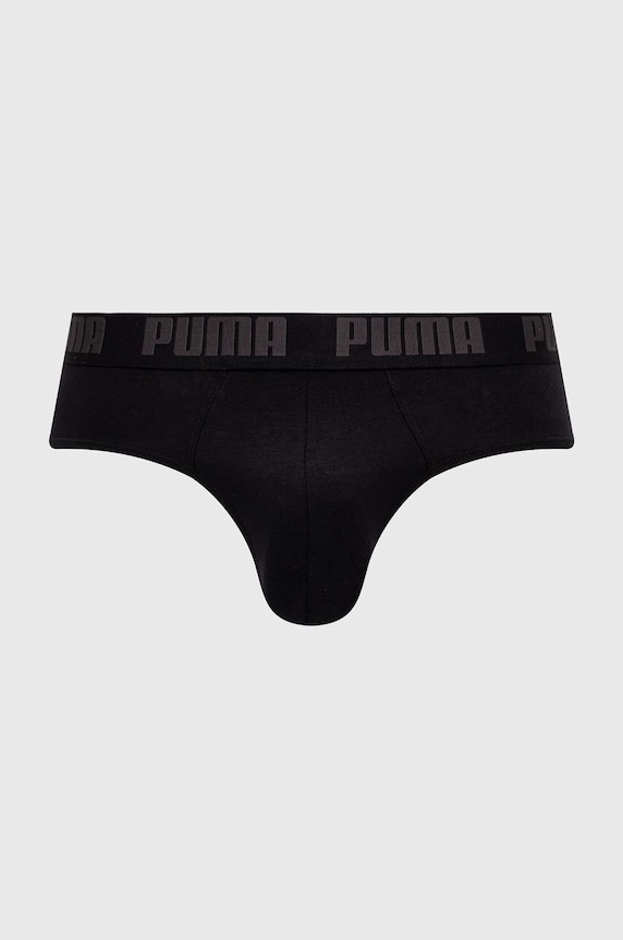 Puma slipy męskie bawełniane z elastanem Everyday Brief 2-pack 938322 czarny SS26