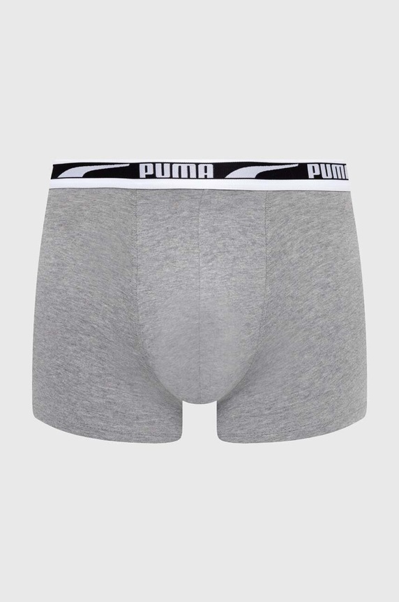 Boxerky Puma 2-pak Everyday Logo 938325 sivá SS26