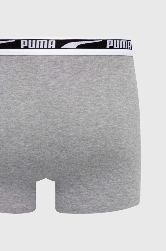 Boxerky Puma 2-pak Everyday Logo sivá 938325