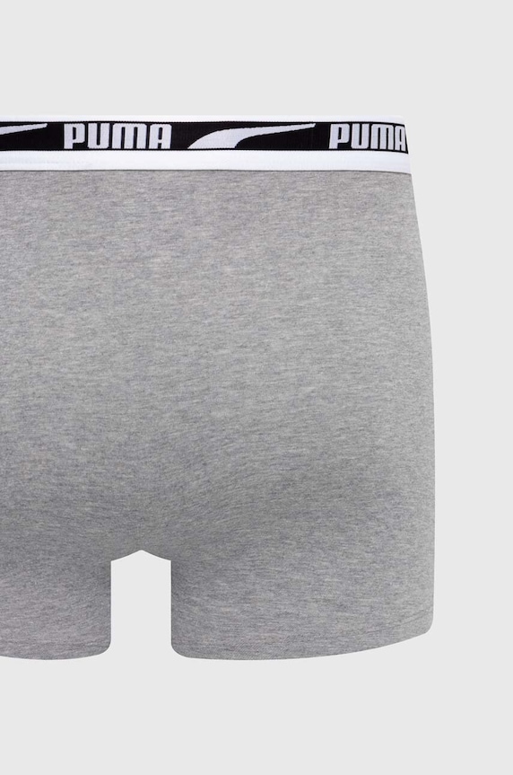 Boxerky Puma 2-pak Everyday Logo sivá 938325