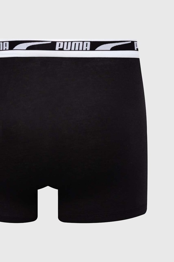 Boxerky Puma 2-pak Everyday Logo 938325 sivá