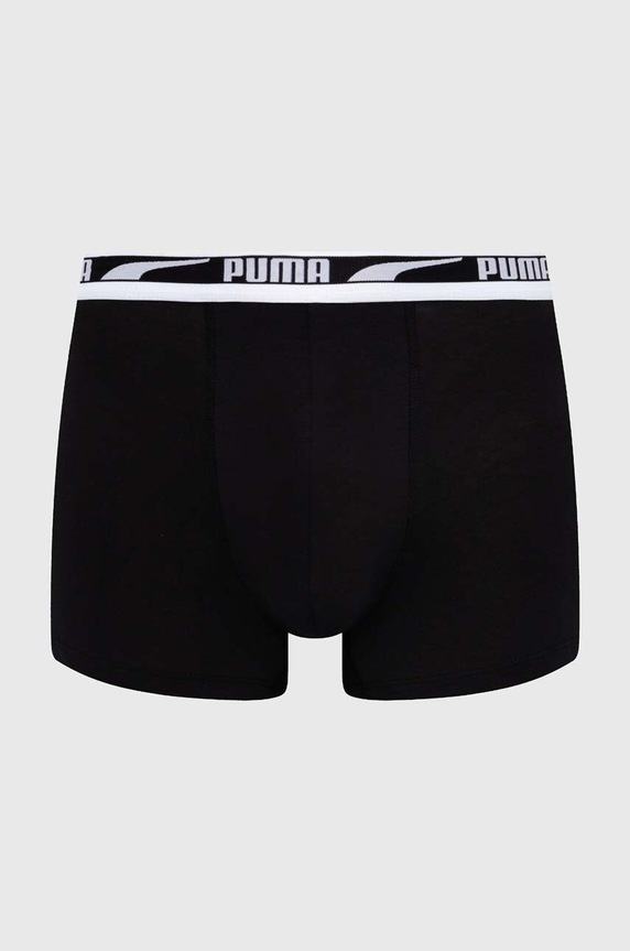 Boxerky Puma Everyday Logo 2-pack 938325 černá SS26