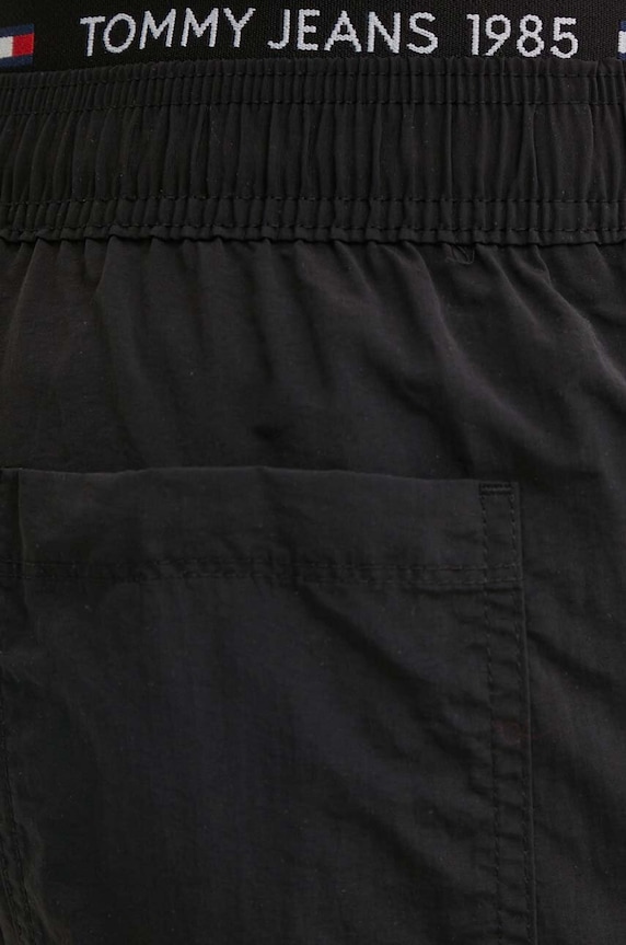 Plavkové šortky Tommy Jeans černá UM0UM03141
