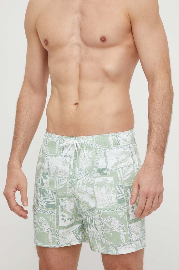 Hollister Co. fürdőnadrág zöld KI333.4037.306