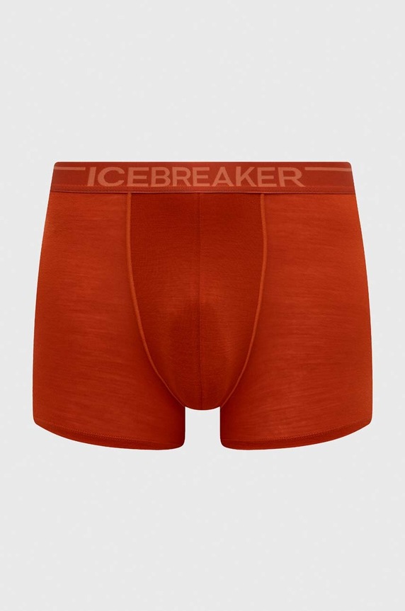 Icebreaker bielizna funkcyjna Anatomica Boxers Planet friendly pomarańczowy IB103029A841
