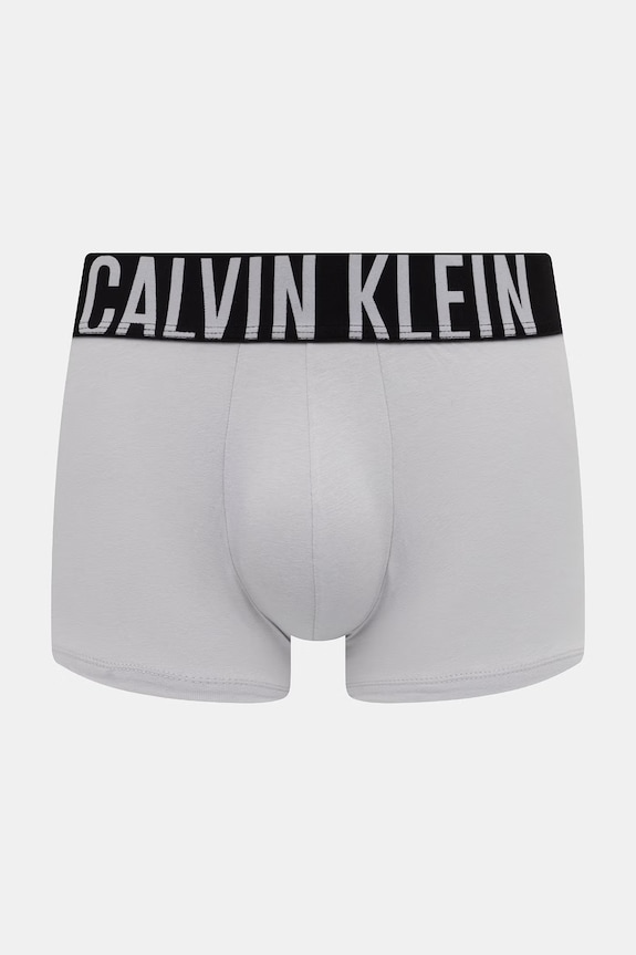 Calvin Klein Underwear bokserki męskie bawełniane z elastanem 3-pack 000NB3608A niebieski AA00