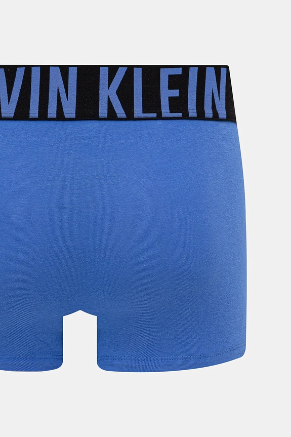 Calvin Klein Underwear bokserki męskie bawełniane z elastanem 3-pack 000NB3608A niebieski