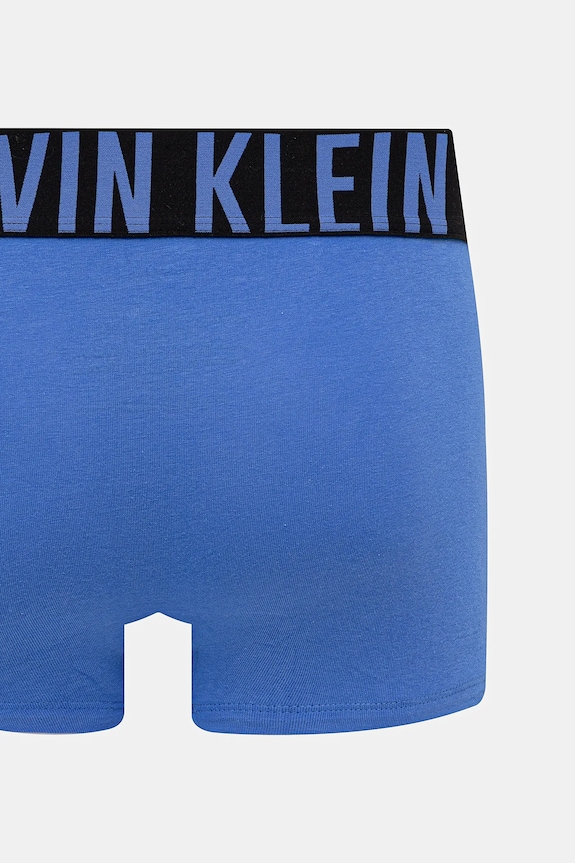 Calvin Klein Underwear bokserki męskie bawełniane z elastanem 3-pack 000NB3608A niebieski