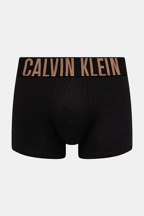 Calvin Klein Underwear boxeralsó férfi pamut elasztánnal 3-as csomag fekete 000NB3608A