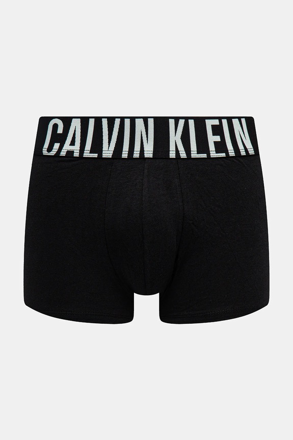 Calvin Klein Underwear boxeri bărbați din bumbac cu elastan pachet de 3 negru 000NB3608A