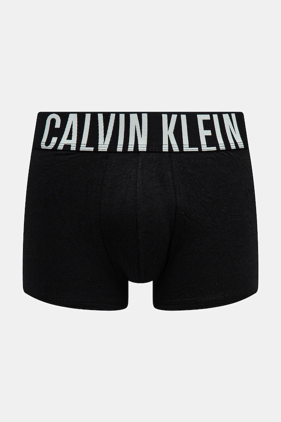 Calvin Klein Underwear boxeri bărbați din bumbac cu elastan pachet de 3 negru 000NB3608A