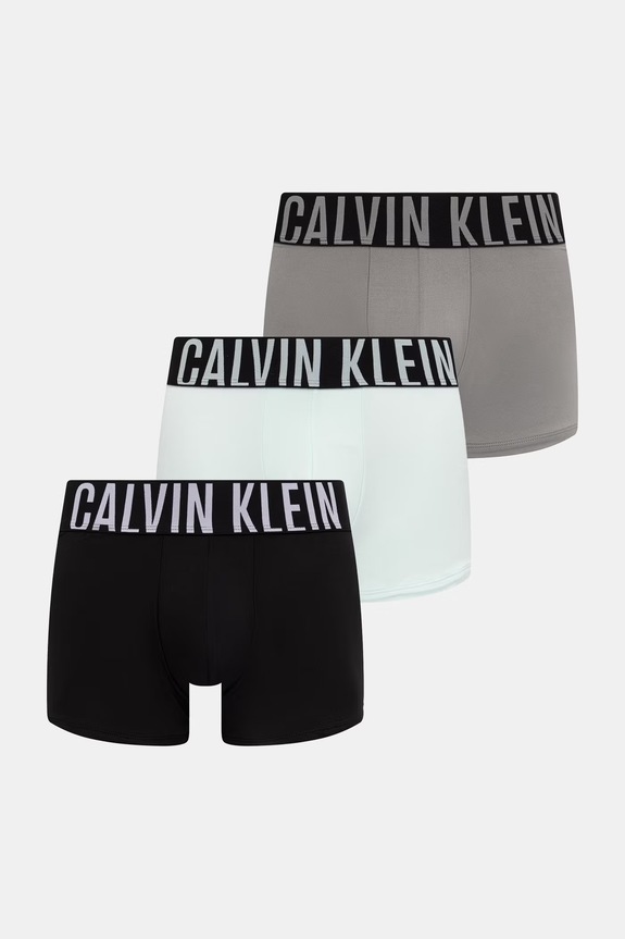 Calvin Klein Spodná bielizeň 3-pak zelená 000NB3775A