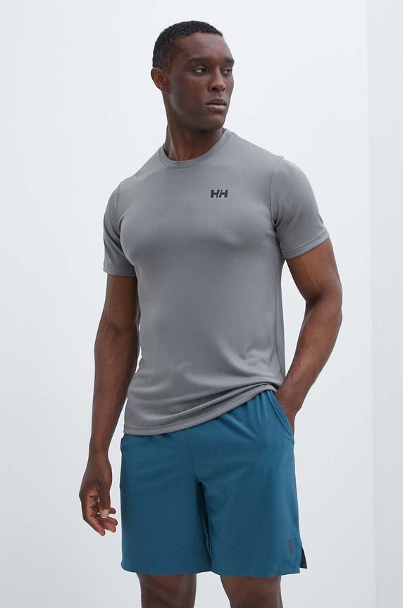 Funkční tričko Helly Hansen Lifa Active Solen Planet friendly šedá 49539