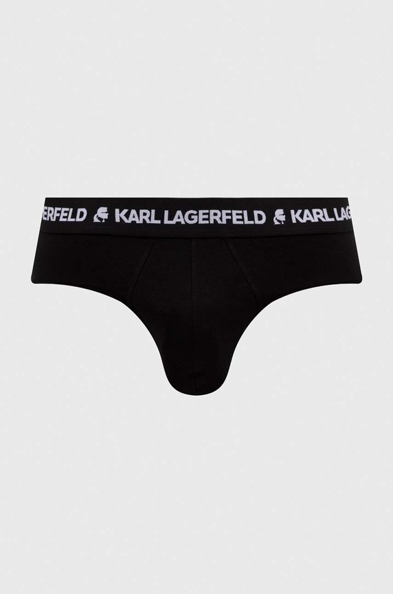 Odzież Karl Lagerfeld slipy 3-pack 240M2111 czarny