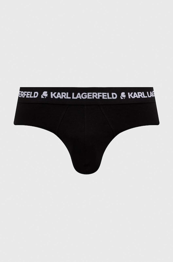 Karl Lagerfeld slipy 3-pack 240M2111 czarny SS24
