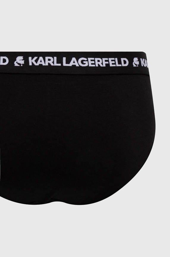 Odzież Karl Lagerfeld slipy 3-pack 240M2111 czarny