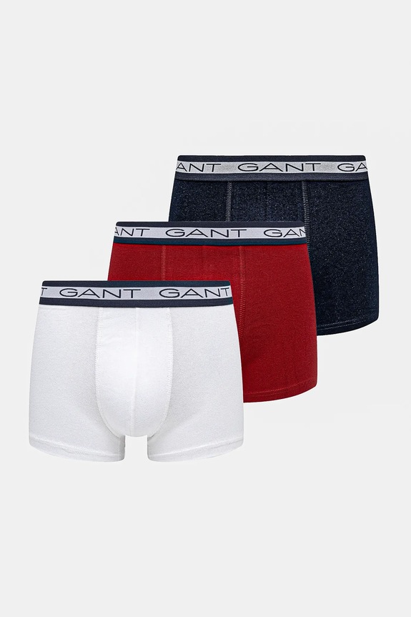 Gant bokserki 3-pack wzorzyste granatowy 900003053