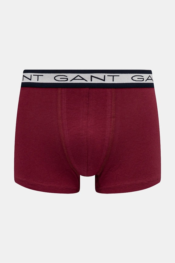 Gant boxeri 3-pack burgundia 900003053