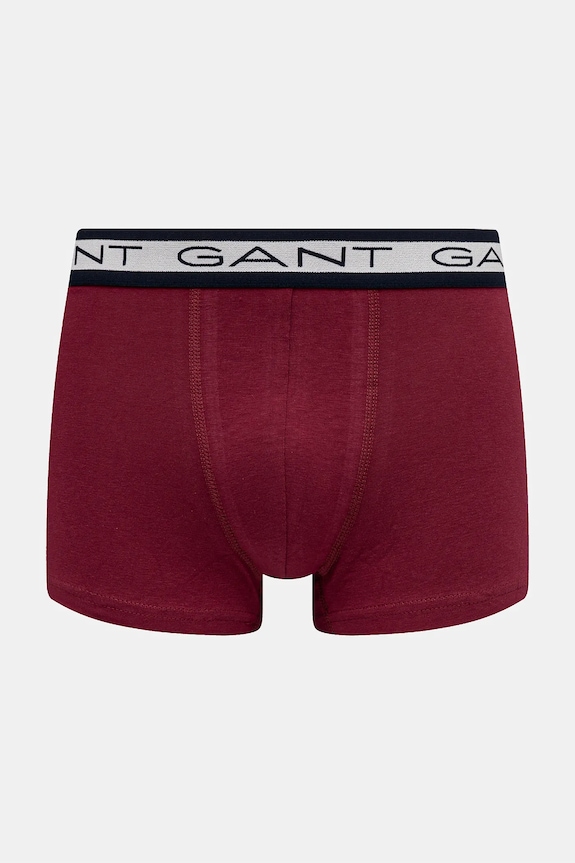 Gant boxeri 3-pack burgundia 900003053