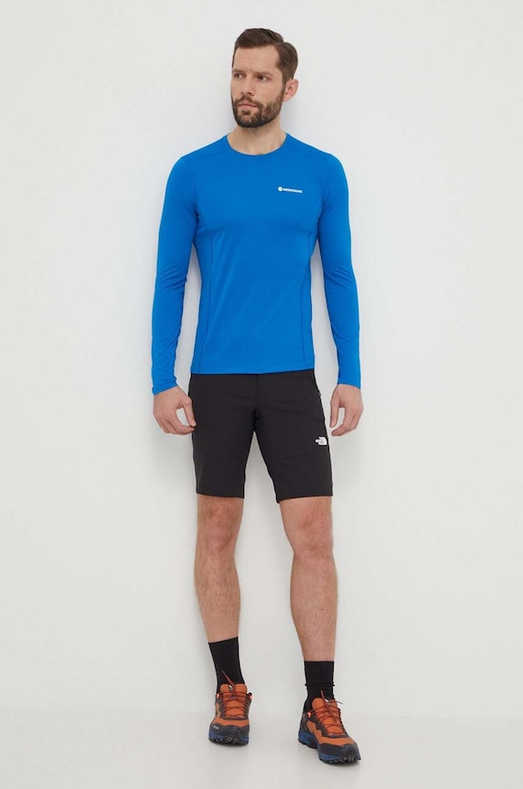 Montane longsleeve funcțional Dart Lite MDLLS15 albastru SS24