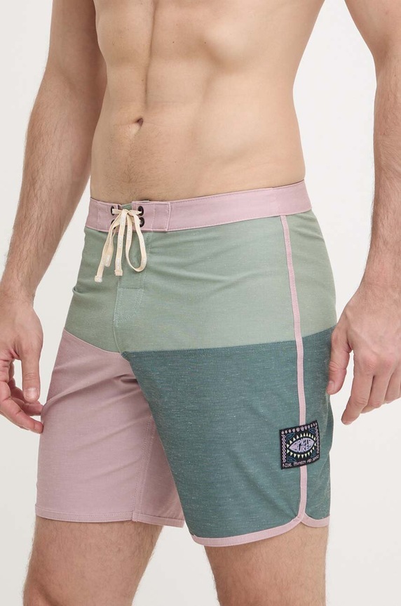 Picture szorty kąpielowe Andy Heritage Solid 17 MBS068 zielony SS24