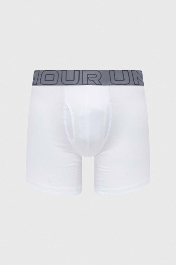 Under Armour μποξεράκι Ανδρικό 93 Perf Cotton 6in 3-pack 25UUSHJ093 λευκό SS26
